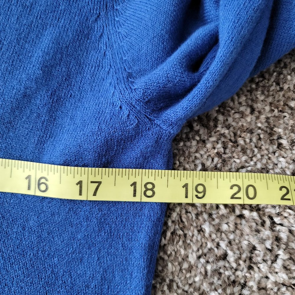 Escales Paris Blue Sweater Dress XL New with Tag - Picture 9 of 14